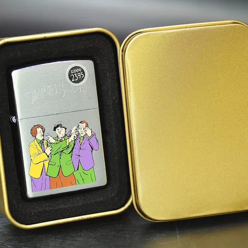 ZIPPO XƯA 1997 - HÀNG XƯA THẬP NIÊN 90s_ CHỦ ĐỀ THE THREE STOOGES