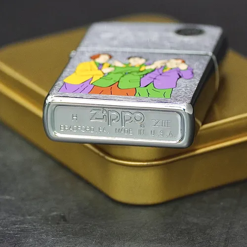 ZIPPO XƯA 1997 - HÀNG XƯA THẬP NIÊN 90s_ CHỦ ĐỀ THE THREE STOOGES