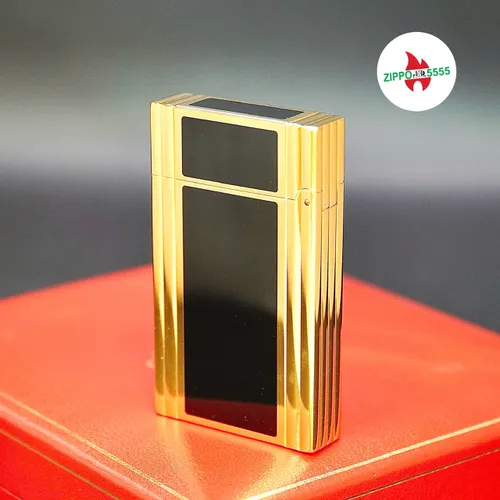 S.T. Dupont Chính Hãng Pháp Ligne 2 Men Đen Viền Vàng