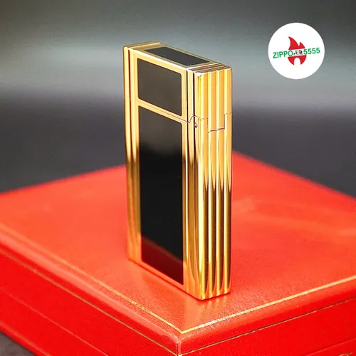 S.T. Dupont Chính Hãng Pháp Ligne 2 Men Đen Viền Vàng