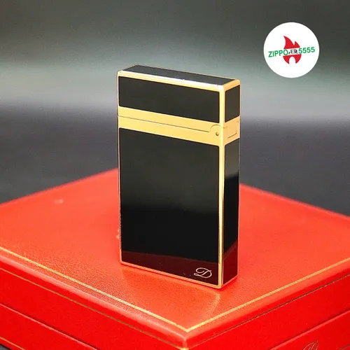 S.T. Dupont Chính Hãng Pháp Ligne 2 Full Men Đen Viền Vàng