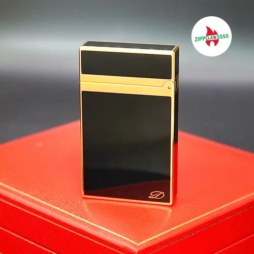 S.T. Dupont Chính Hãng Pháp Ligne 2 Full Men Đen Viền Vàng