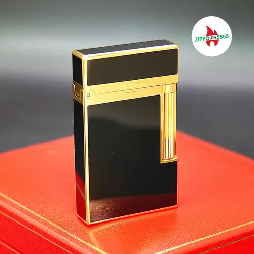 S.T. Dupont Chính Hãng Pháp Ligne 2 Full Men Đen Viền Vàng