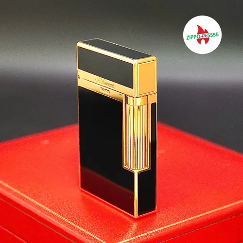 S.T. Dupont Chính Hãng Pháp Ligne 2 Full Men Đen Viền Vàng