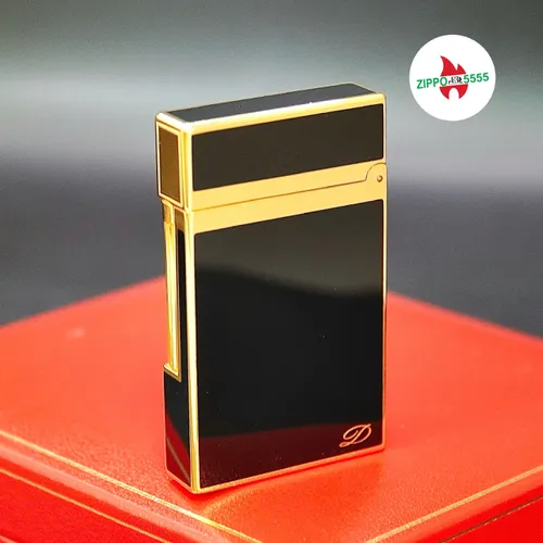 S.T. Dupont Chính Hãng Pháp Ligne 2 Full Men Đen Viền Vàng