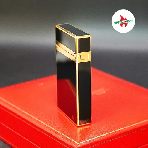 S.T. Dupont Chính Hãng Pháp Ligne 2 Full Men Đen Viền Vàng