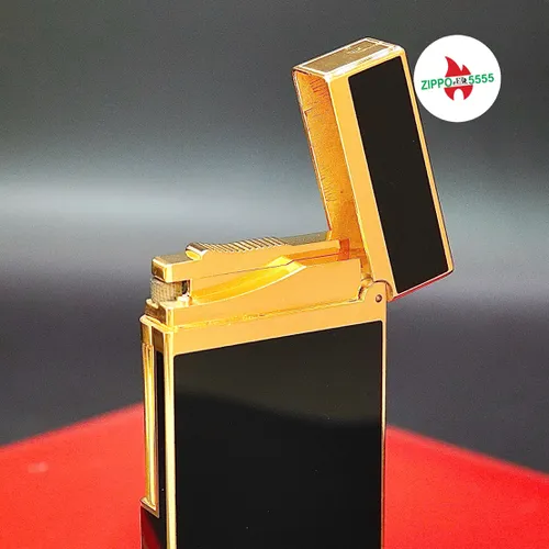 S.T. Dupont Chính Hãng Pháp Ligne 2 Full Men Đen Viền Vàng