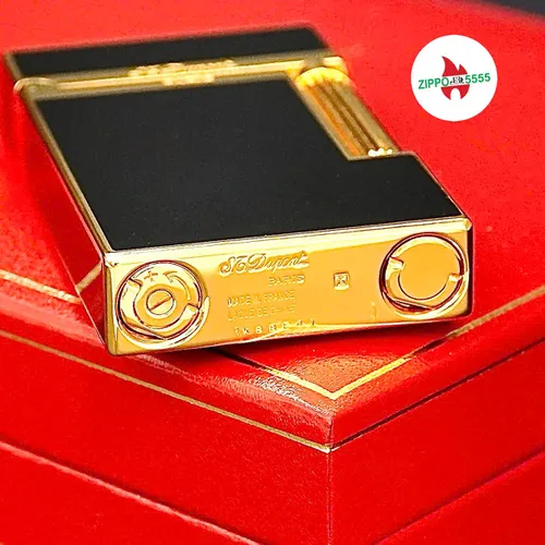 S.T. Dupont Chính Hãng Pháp Ligne 2 Full Men Đen Viền Vàng