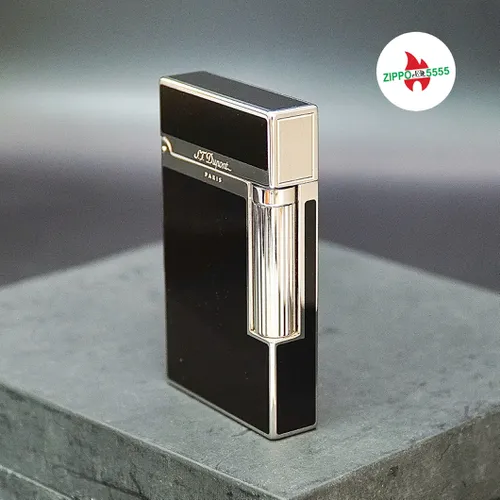 S.T. Dupont Chính Hãng Pháp Ligne 2 Full Men Đen Viền Palladium