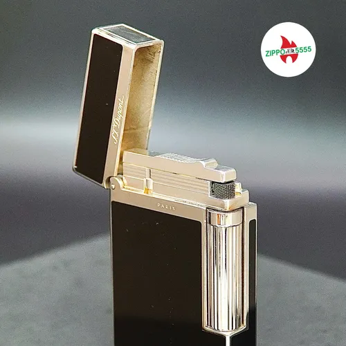 S.T. Dupont Chính Hãng Pháp Ligne 2 Full Men Đen Viền Palladium