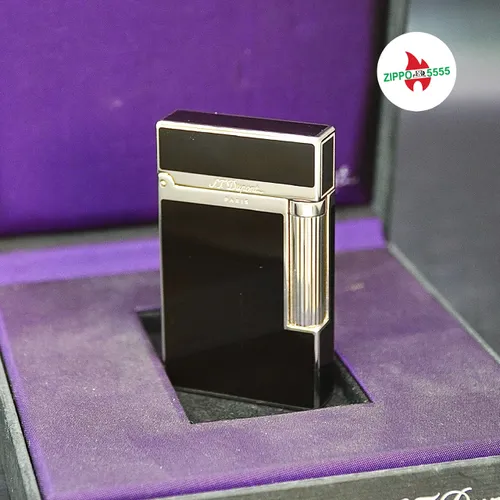 S.T. Dupont Chính Hãng Pháp Ligne 2 Full Men Đen Viền Palladium