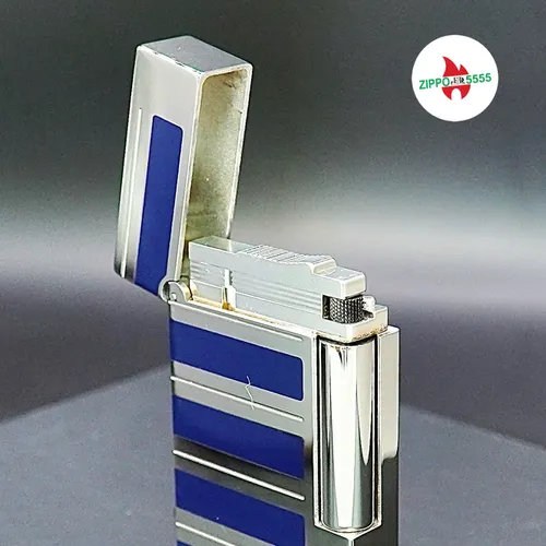 S.T. Dupont Chính Hãng Pháp Ligne 2 Họa Tiết Phím Đàn Palladium Men Xanh