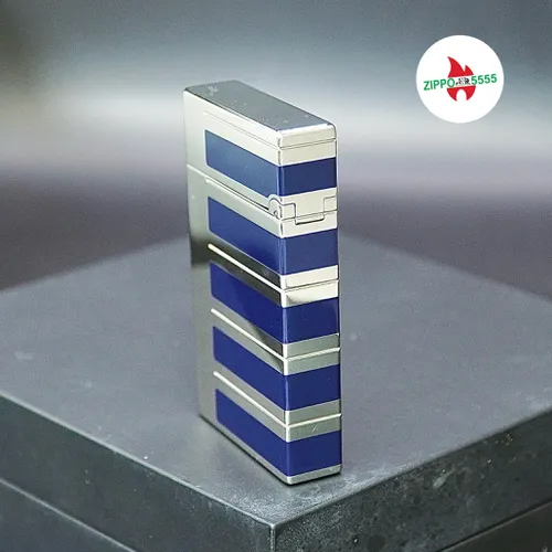 S.T. Dupont Chính Hãng Pháp Ligne 2 Họa Tiết Phím Đàn Palladium Men Xanh