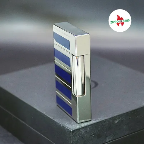 S.T. Dupont Chính Hãng Pháp Ligne 2 Họa Tiết Phím Đàn Palladium Men Xanh