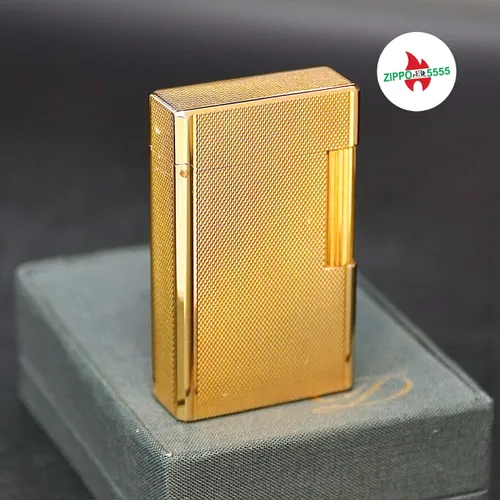 S.T. Dupont Chính Hãng Pháp Ligne 1 Bọc Vàng Vân Lưới