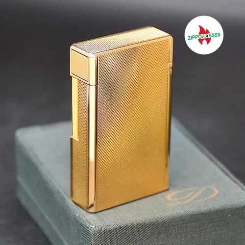 S.T. Dupont Chính Hãng Pháp Ligne 1 Bọc Vàng Vân Lưới