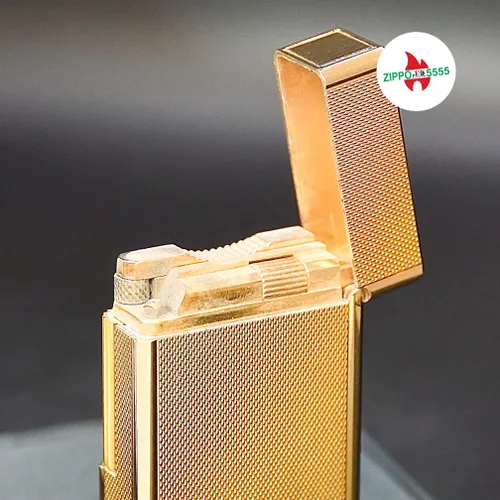 S.T. Dupont Chính Hãng Pháp Ligne 1 Bọc Vàng Vân Lưới