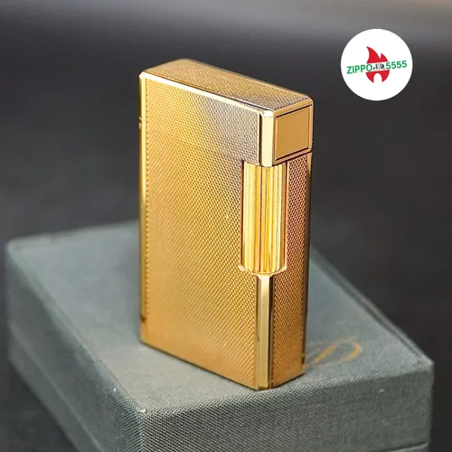 S.T. Dupont Chính Hãng Pháp Ligne 1 Bọc Vàng Vân Lưới