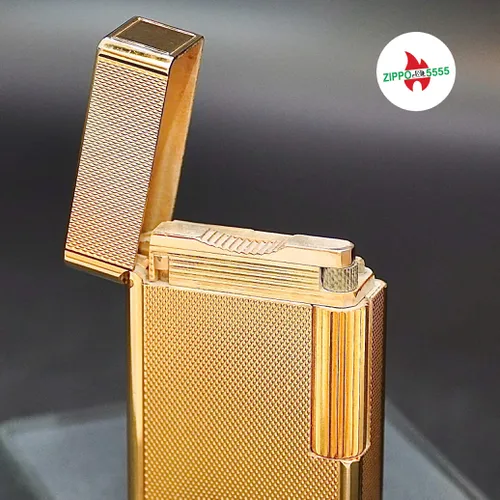 S.T. Dupont Chính Hãng Pháp Ligne 1 Bọc Vàng Vân Lưới