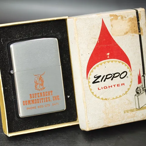 ZIPPO XƯA 1976 - HÀNG XƯA THẬP NIÊN 70s _ CHỦ ĐỀ RUFENACHT COMMODITIES
