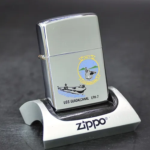 ZIPPO XƯA 1979 - HÀNG XƯA THẬP NIÊN 70s _ CHỦ ĐỀ TÀU CHIẾN GUADALCANAL LPH-7