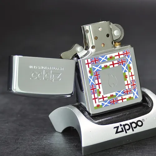 ZIPPO XƯA 2004 - HÀNG XƯA 2000s _ CHỦ ĐỀ NATIONS FLAG