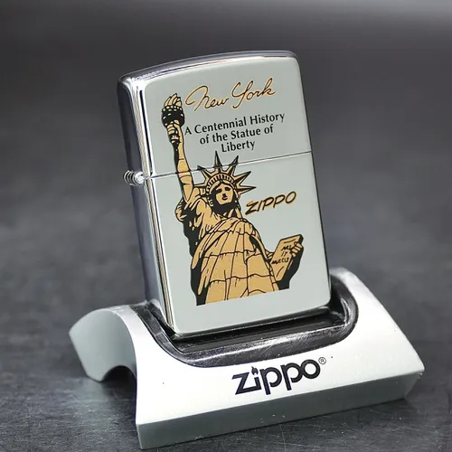 ZIPPO ĐÔI - XƯA 1996 - HÀNG XƯA THẬP NIÊN 90s _ CHỦ ĐỀ NỮ THẦN TỰ DO