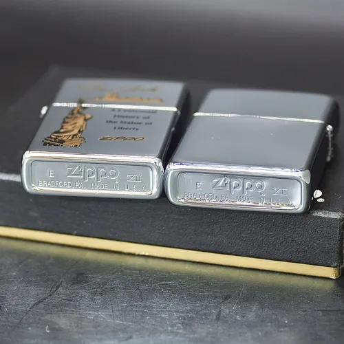 ZIPPO ĐÔI - XƯA 1996 - HÀNG XƯA THẬP NIÊN 90s _ CHỦ ĐỀ NỮ THẦN TỰ DO