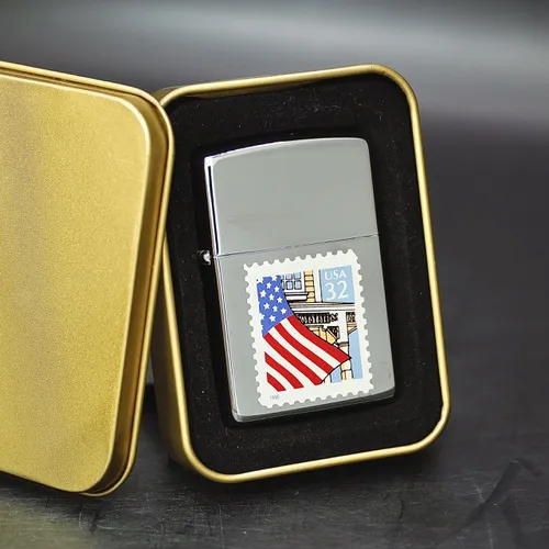 ZIPPO XƯA 1998 - HÀNG XƯA THẬP NIÊN 90s _ CHỦ ĐỀ USA STAMP
