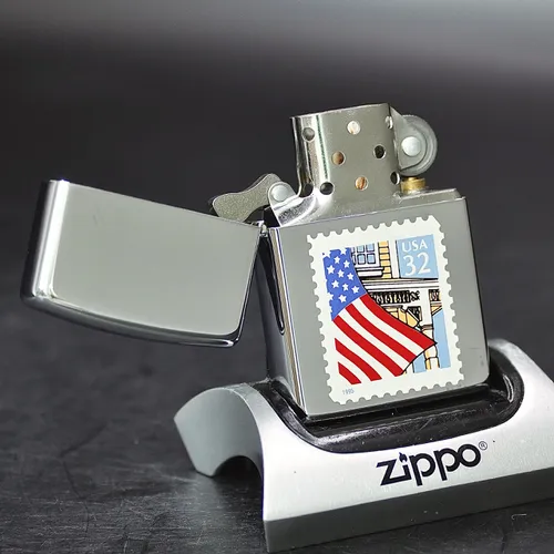 ZIPPO XƯA 1998 - HÀNG XƯA THẬP NIÊN 90s _ CHỦ ĐỀ USA STAMP