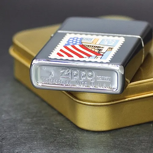 ZIPPO XƯA 1998 - HÀNG XƯA THẬP NIÊN 90s _ CHỦ ĐỀ USA STAMP