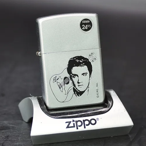 ZIPPO XƯA 2001 - HÀNG XƯA 2000s _ CHỦ ĐỀ CA SĨ ELVIS PRESLEY