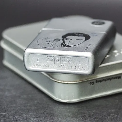 ZIPPO XƯA 2001 - HÀNG XƯA 2000s _ CHỦ ĐỀ CA SĨ ELVIS PRESLEY