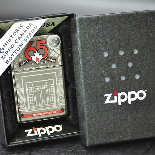 ZIPPO 2013 - HÀNG HIẾM BẢN ĐẶC BIỆT _ CHỦ ĐỀ KỶ NIỆM 65 NĂM ZIPPO CANADA