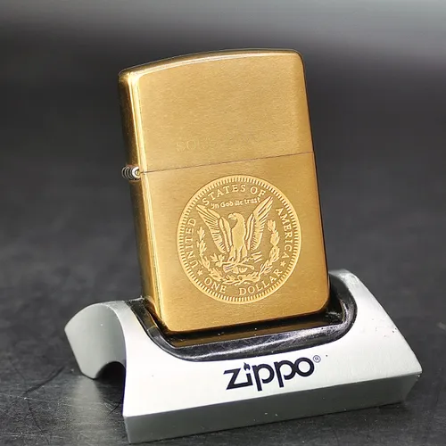 ZIPPO XƯA 1995 - HÀNG XƯA THẬP NIÊN 90s _ CHỦ ĐỀ ĐỒNG XU SACAGAWEA
