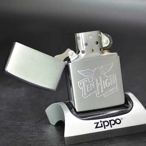 ZIPPO XƯA 1991 - HÀNG XƯA THẬP NIÊN 90s _ CHỦ ĐỀ HÃNG RƯỢU TEN HIGH BOURBON
