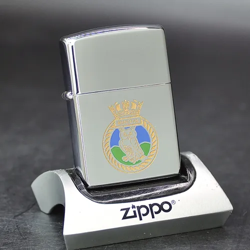 ZIPPO XƯA 1992 - HÀNG XƯA THẬP NIÊN 90s _ CHỦ ĐỀ TÀU CHIẾN M33 HMS MINERVA