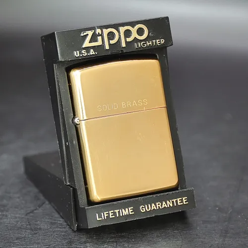 ZIPPO XƯA 1994 - HÀNG XƯA THẬP NIÊN 90s _ CHỦ ĐỀ TRƠN SOLID BRASS