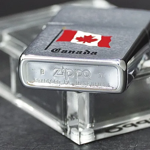 ZIPPO XƯA 1991 - HÀNG XƯA THẬP NIÊN 90s _ CHỦ ĐỀ CỜ CANADA