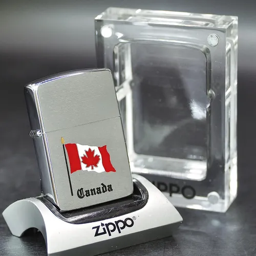 ZIPPO XƯA 1991 - HÀNG XƯA THẬP NIÊN 90s _ CHỦ ĐỀ CỜ CANADA