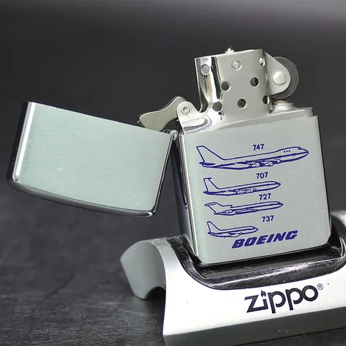 ZIPPO XƯA 1973 - HÀNG XƯA THẬP NIÊN 70s _ CHỦ ĐỀ MÁY BAY BOEING