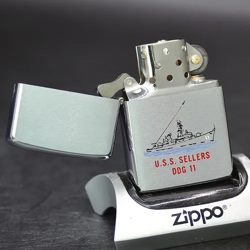 ZIPPO XƯA 1976 - HÀNG XƯA THẬP NIÊN 70s _ CHỦ ĐỀ TÀU CHIẾN SELLERS DDG 11