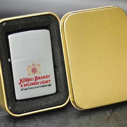 ZIPPO XƯA 1980 - HÀNG XƯA THẬP NIÊN 80s _ CHỦ ĐỀ CÔNG TY RƯỢU KORBEL BRANDY