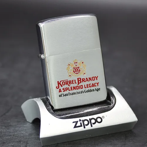 ZIPPO XƯA 1980 - HÀNG XƯA THẬP NIÊN 80s _ CHỦ ĐỀ CÔNG TY RƯỢU KORBEL BRANDY