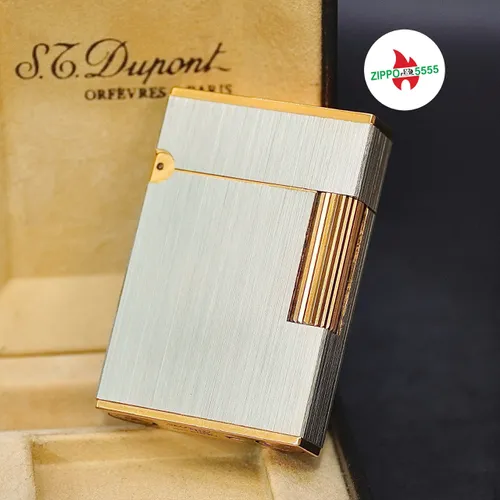 S.T. Dupont Chính Hãng Pháp Ligne 2 Palladium Viền Vàng, Hàng xưa thập niên 80s