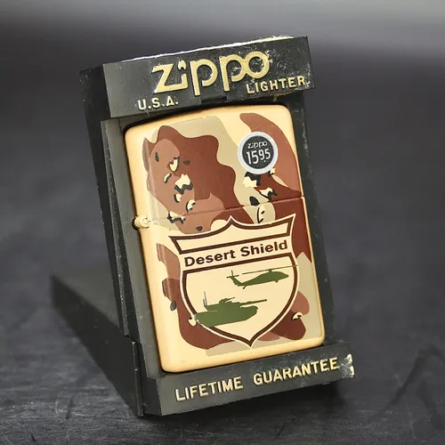 ZIPPO XƯA 1991 - HÀNG XƯA THẬP NIÊN 90s _ CHỦ ĐỀ QUÂN SỰ DESERT SHIELD