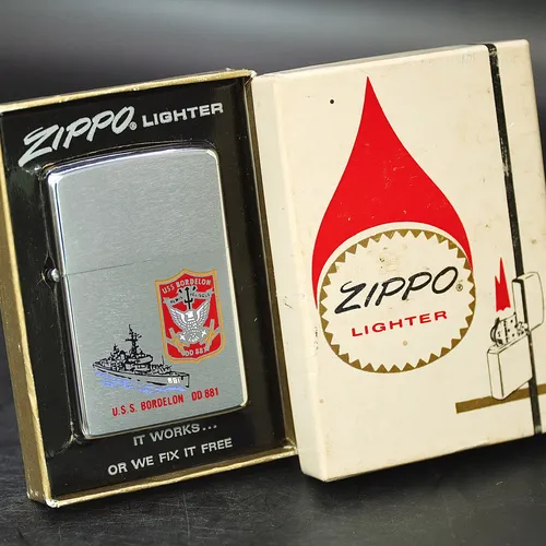 ZIPPO XƯA 1973 - HÀNG XƯA THẬP NIÊN 70s _ CHỦ ĐỀ TÀU CHIẾN USS BORDELON DD 881