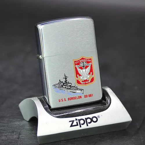 ZIPPO XƯA 1973 - HÀNG XƯA THẬP NIÊN 70s _ CHỦ ĐỀ TÀU CHIẾN USS BORDELON DD 881