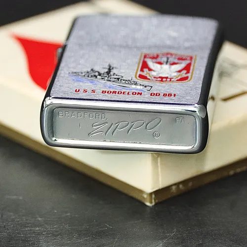 ZIPPO XƯA 1973 - HÀNG XƯA THẬP NIÊN 70s _ CHỦ ĐỀ TÀU CHIẾN USS BORDELON DD 881
