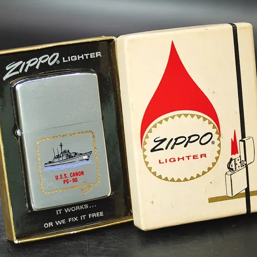 ZIPPO XƯA 1972 - HÀNG XƯA THẬP NIÊN 70s _ CHỦ ĐỀ TÀU CHIẾN USS CANON PG-90